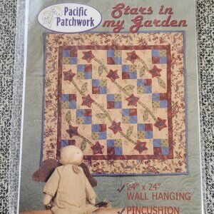 Stars in My Garden Quilt Pattern & Pincushion Pattern
